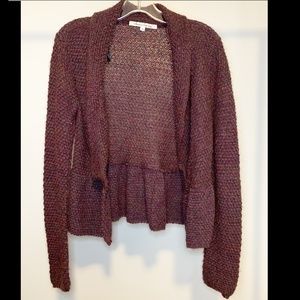 American Rag Babydoll Cardigan Purple S